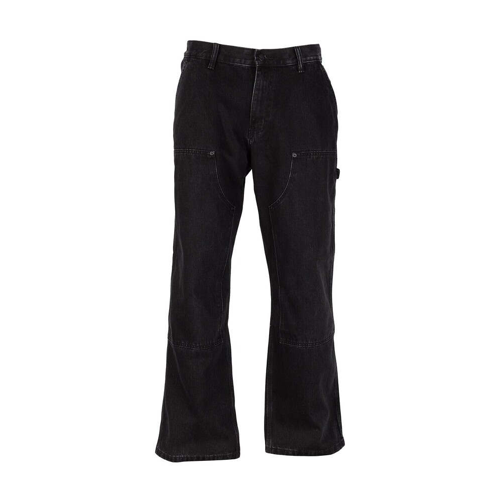 PRO CLUB Heavyweight Double Knee Carpenter Pant - Mens 36 Dark Grey